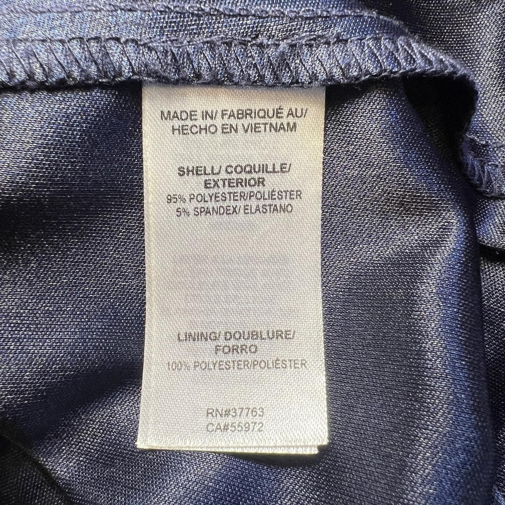 Laundry Shelli Segal Sleeveless Halter Dress Sz6 Twisted Cinched Bust Geometric - Picture 13 of 13